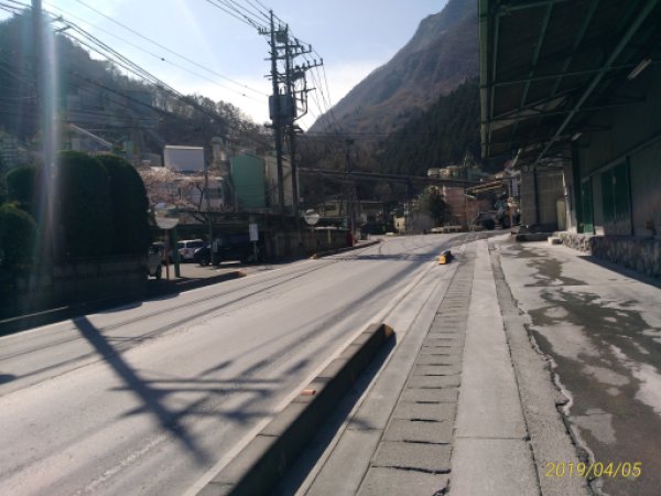 石灰岩関連の工場群